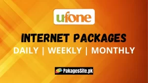 Ufone Internet Packages - Daily, Weekly & Monthly