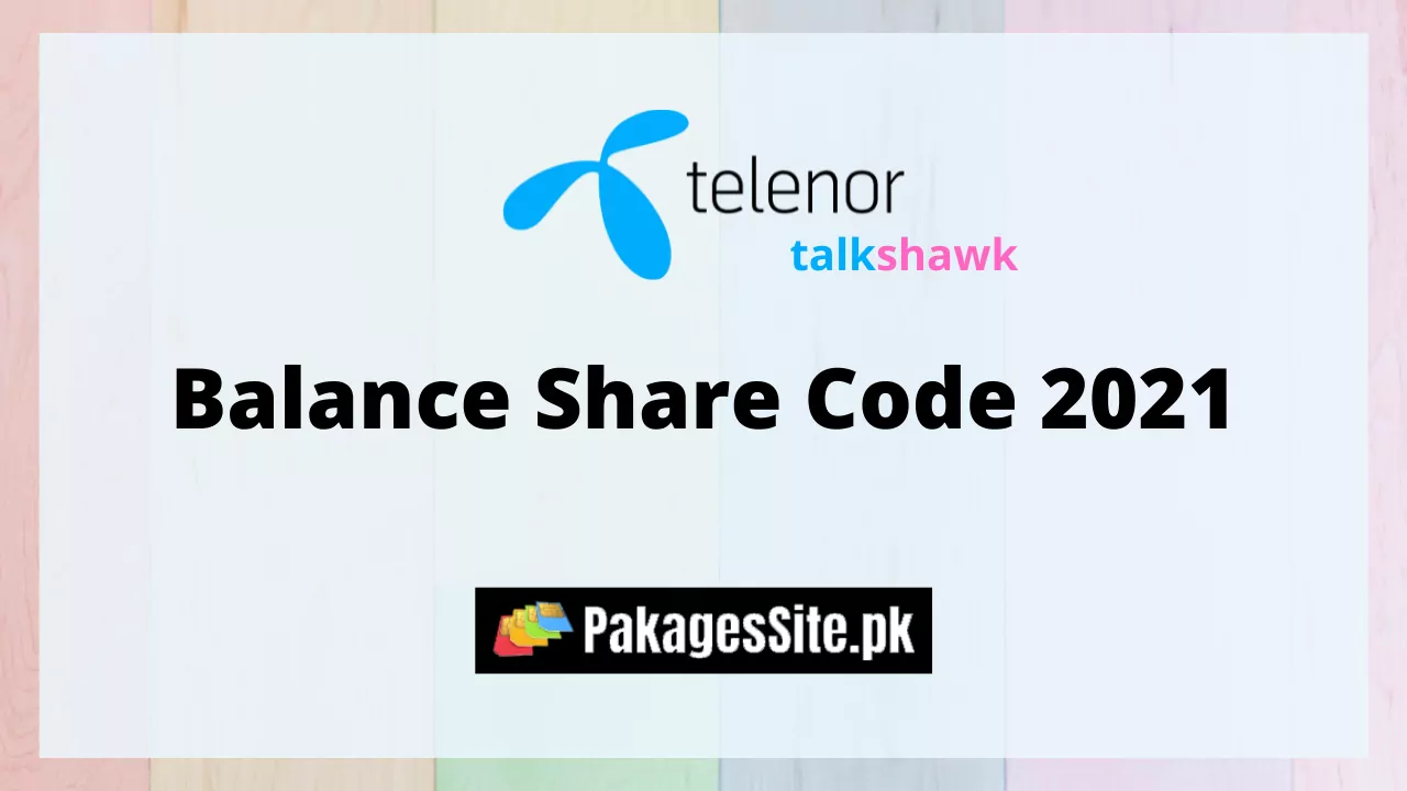 Telenor Balance Share Code