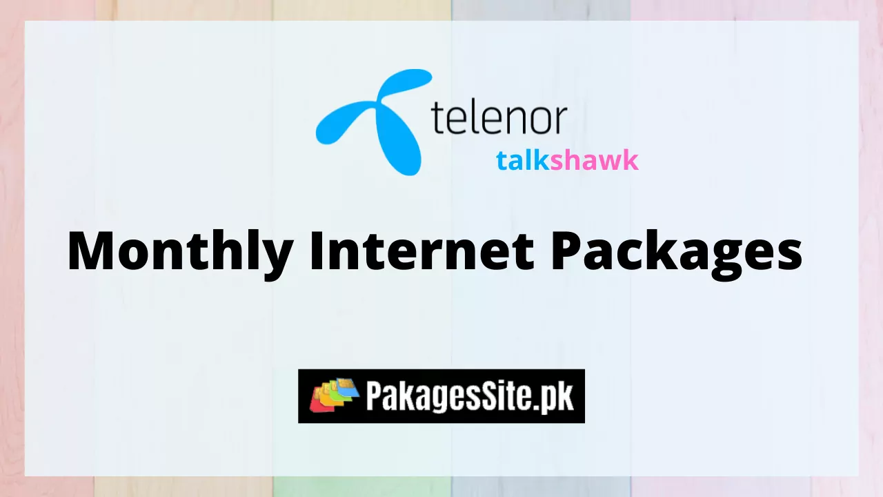 Telenor Monthly Internet Packages