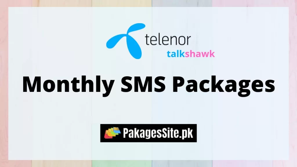 Telenor Monthly SMS Packages 